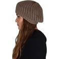 thumbnail image 2 of Winter Warm Double Layer Crochet Knit Beret Beanie Slouchy Hat, 2 of 4