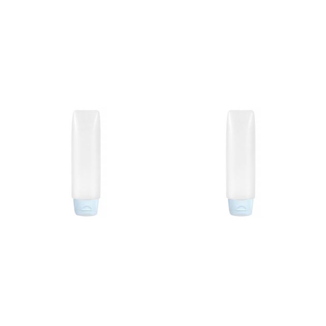 Botella de viaje Gel de ducha Matsuzay Recargable A prueba de fugas Squeezable 30ML Azul 2piezas