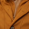thumbnail image 3 of QHFBli Regular Fit Mens Trench Coat Men's Winter Wool Overcoat Long Anorak Jacket Fashionable Warm Soft Gold L, 3 of 6