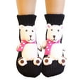 thumbnail image 3 of Womens Socks Christmas Thick Winter Warm Fluffy Cute Cartoon Socks Non Slip Funny Xmas Gift Holiday Cozy Soft Women Socks BK1 A, 3 of 4