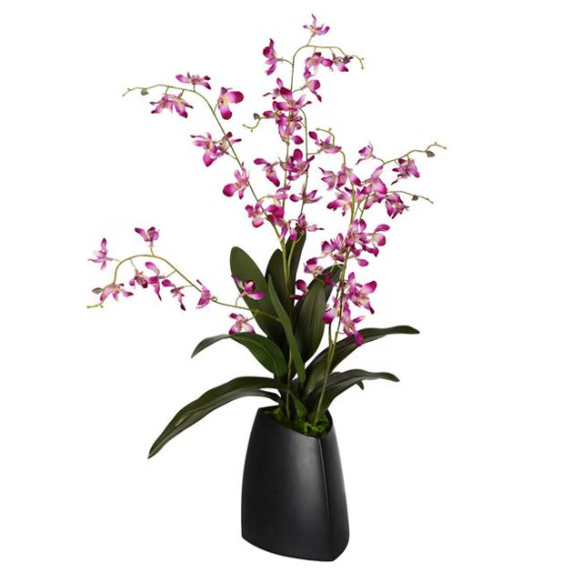 Vickerman FC180401 Mini Orchidée Violette de 29 Po en Pot de Céramique