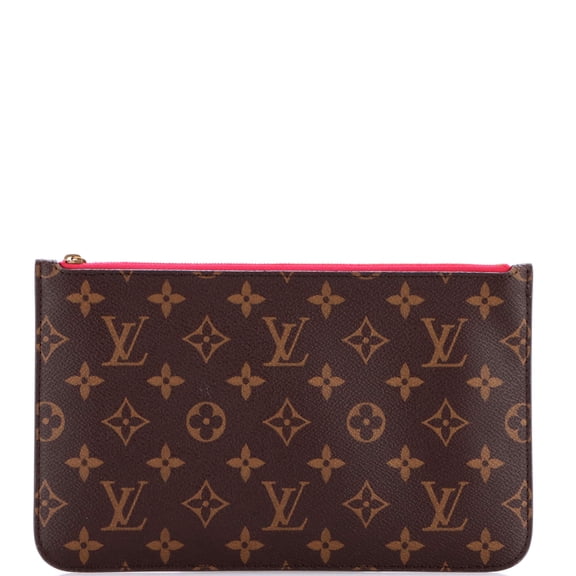 Pre-Owned Neverfull Pochette Monogram Canvas Large By Rebag