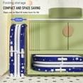 thumbnail image 5 of WETS 47 inch Portable Folding Bathtub for Adult, Extra Large Foldable Bathtub with Plastic Frame, Hot & Cold Soaking Bathtub, Family SPA Soaking Tub for Shower for kids adult (Starry Blue), 5 of 7