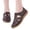 Coffee, variant on Women's Genuine Leather Soft Bottom Fisherman Sandals Comfort Lightweight Non Slip Summer Cutout Roman Sandals for Outdoor Beach Daily(Coffee, 36)