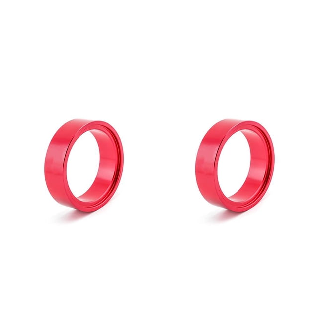 Convertidor de auriculares Sonducket para bicicletas adaptador de mantenimiento de arandela Rojo 55-44MM 2piezas
