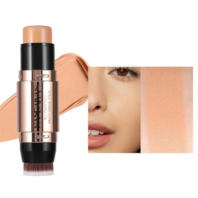 SUNSIOM Double-End Contour Sticks, Shades with Highlighter Bronzer Blush, Non-Greasy and Waterproof Contouring Pen