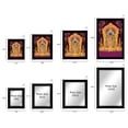 thumbnail image 4 of IBA Indianbeautifulart Lord Venkateshwara Picture Frame Religious Poster Black Wall Frame Deity Photo Frame Wall Decor&nbsp;For Home/ Office/ Temple-8 x 10 Inches, 4 of 7