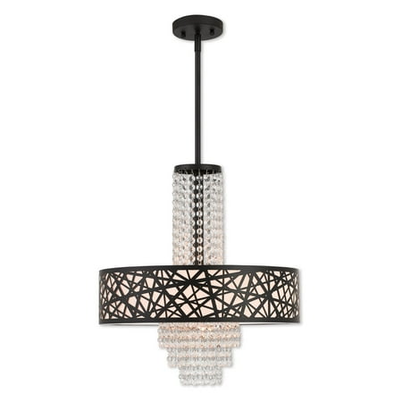 Livex Lighting Allendale 4 Light Pendant Chandelier Com Livex Lighting Allendale 4 Light Pendant Chandelier