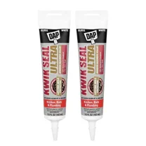 Kwik Seal Ultra 5.5 Oz. White Advanced Siliconized Kitchen And Bath Caulk (2-Pac
