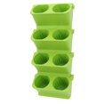 thumbnail image 3 of Hanging Planter Boxs Wall Planter for Indoor Outdoor Vertical Planter for Garden Balcony Yards Home Decor Light Green, 3 of 5