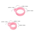 thumbnail image 2 of BEADCEST 200Ud Anillo De Silicona Antiperdida Rosa Para Bolígrafos Y Llaveros Ajustable, 2 of 8