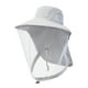 thumbnail image 2 of Sombrero con mosquitera, sombrero para la cabeza con mosquitera, sombrero para el sol con mosquitera, sombrero para abejas, sombrero para cazar, para acampar al aire libre y jardinería., 2 of 4