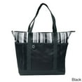 thumbnail image 4 of Blue Shopping Striped Tote Bag, 4 of 5