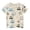 Beige, variant on NOEGOEU Boys Short Sleeve Tshirts Crewneck Graphic Funny Shirts Toddler Clothes Tops (White,1-2 Years)