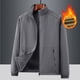 thumbnail image 3 of Puntoco Chaqueta De Abrigo Ajustada Con Capucha Y Cordón Cosido Para Hombre, 3 of 4