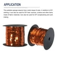 thumbnail image 3 of Uxcell 100 Yards x 0.24 Inch Flat Sequin Strip Laser Sequins Fabric Paillette Spangle Sequins Trim Bronze, 3 of 5