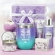 thumbnail image 1 of Set de regalo de spa para mujer con baño de burbujas, loción corporal y vaso de vino, 1 of 7