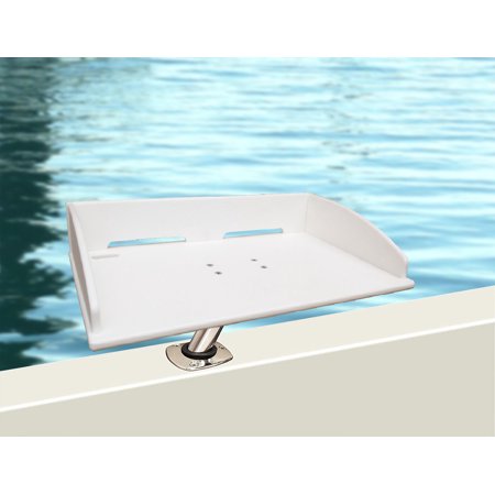 Brocraft Boat Bait Table/Boat Fillet Table/Boat Cutting Board for Rod Holder Mount