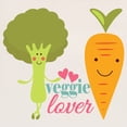 thumbnail image 2 of CafePress - Vegan Veggie Lover - Two Tone, 100% Cotton, Zipper Tote Bag, 2 of 6