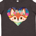 thumbnail image 4 of Inktastic Fox Lover Heart Cute for Girls Girls Toddler T-Shirt, 4 of 5