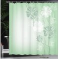 thumbnail image 3 of Ambesonne Art Shower Curtain, Cherry Blossom Fantasy Garden, 69"Wx75"L, Mint Green, 3 of 4