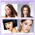 thumbnail image 4 of Cordless Hair Straightener Brush, Portable Straightener Brush for Travel with LED Temperature, Display Fast Heating Rechargeable Mini Hot Ionic S_Hair Dryer Gift, 4 of 7