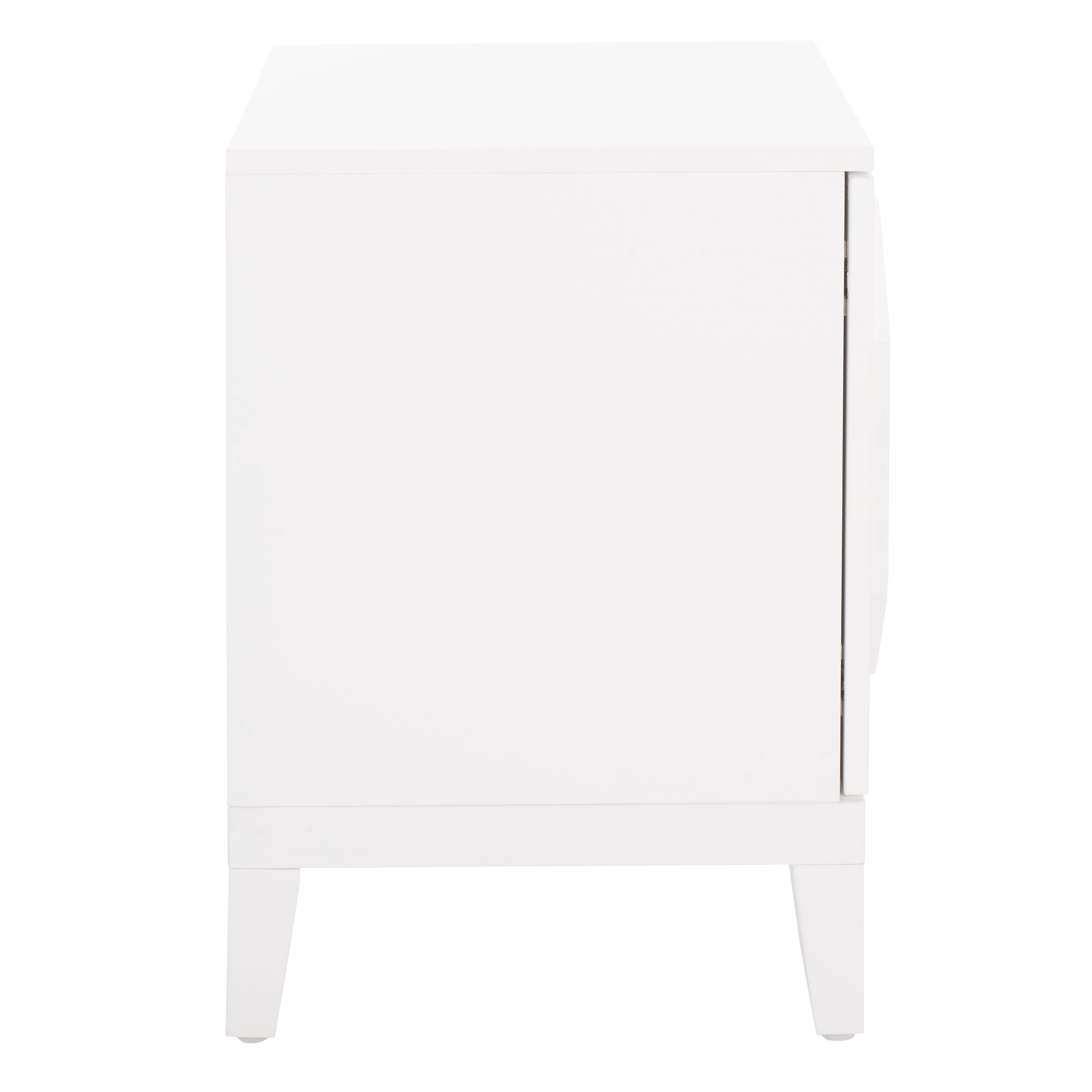 SAFAVIEH Riya Modern Solid 1 Door Nightstand, White