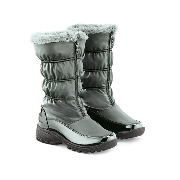 wide with winter boots