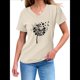 thumbnail image 1 of Camiseta de Mujer con Cuello en V y Temática Natural para Espíritus y Almas Errantes. Color XL, 1 of 4
