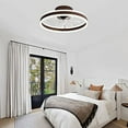 thumbnail image 3 of 20 Inch Low Profile Ceiling Fans with Remote Control and APP,Kids Modern Indoor Ceiling Fan with Lights,3 Light Color Change and 6 Speeds for Bedroom, Living Room,Kitchen, 3 of 7
