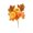A, variant on Tuscom Multicolor Artificial Fall Flower Branch 14in Bendable Stem Faux Floral Arrangement for Home Table Centerpiece Decor