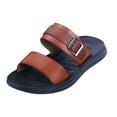 thumbnail image 3 of IUJSOY Mens Slippers Lightweight Open Toe Slides with Arch Support Casual Slip on Shoes Sandals, 3 of 8