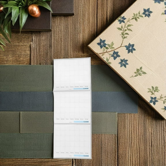 LOLIPPYY Reusable Large Whiteboard Calendar for Wall Undated Yearly Planner with Dry Erase Writable Pages