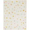 thumbnail image 2 of Unique Loom Whimsy Kids Collection Area Rug - Bubbles (2' 2" x 2' 11" Rectangle Ivory/Light Blue), 2 of 9