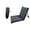 Gris 39cmx40cmx38cm, variante sur koolsoo Chaise de Sol avec Soutien Dorsal Tapis de Plage Sièges de Plage pour Cour Pique-Nique Concerts Gris 39cmx40cmx38cm