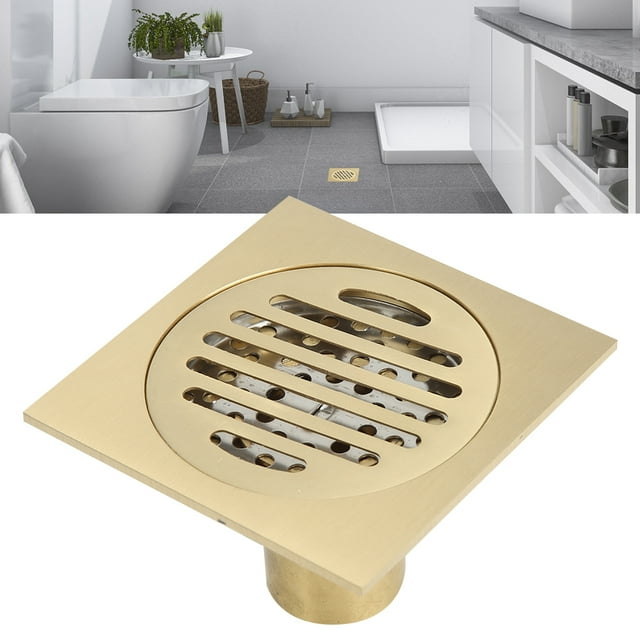 Deslenador de Escurridor, escrendor de receptor de Esbombros, Desagüe de Uso Único de Forma Cuadrada, Para El Piso de Baño de Ducha en El Hogar