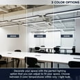 thumbnail image 5 of Luxrite 4FT T8 LED Tube Light, Type A+B, 13W=32W, 3 Colors Option, Plug and Play or Ballast Bypass, 1950 Lumens, F32T8, Frosted Cover, UL Listed 12 Pack, 5 of 7