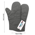 thumbnail image 3 of Oferta por tiempo limitado!manoplas para horno, con la resistencia al calor de la silicona y la flexibilidad del algodón, relleno de algodón reciclado, tela de rizo, par resistente al calor hasta 480, 3 of 7
