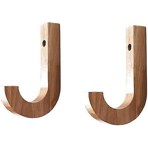 Estante montado en la pared de Madera YUANXCMXG con ganchos individuales