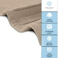 thumbnail image 2 of White Classic Hotel Collection Absorbent Cotton Bath Mats, Spa Reversible Floor Towels, not a Bathroom Rug, Taupe, 22 x 34, 2 Pack, 2 of 6