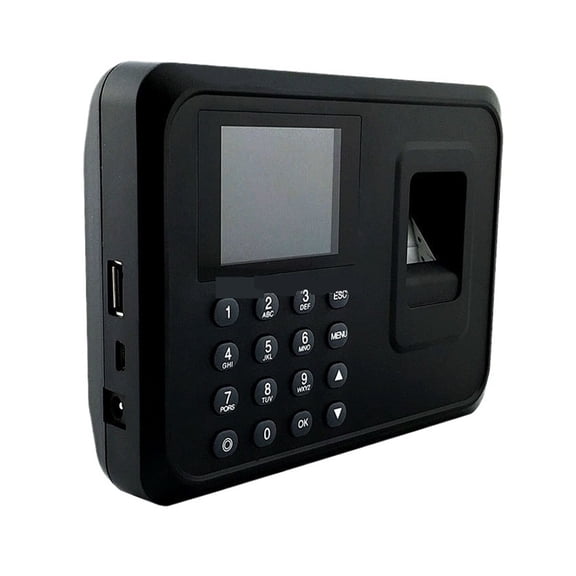 Biometric Fingerprint Attendance Machine USB Finger Scanner Time Card Locker Password For Security System 2.4 Inch ,Versatile Punching Options