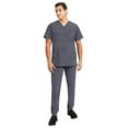 thumbnail image 6 of Healing Hands Purple Label - Men's Jake Top 's Three Pocket V-Neck Scrub Top, 6 of 9