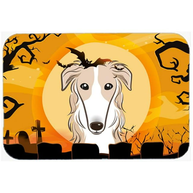 Halloween Borzoi Kitchen & Bath Mat, 24 x 36 in.