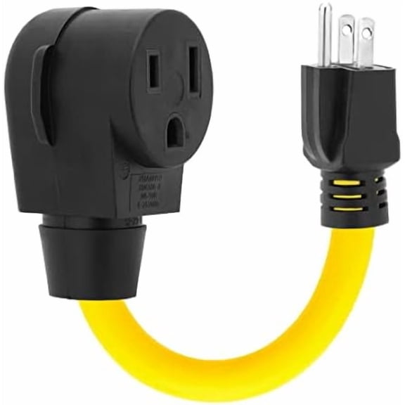 Nema 5-15P Male to 6-50R Female Adapter Cord,Household Plug to 50Amp Welder Female Power Adapter Cord,$$Tools & Hardware Other