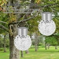 thumbnail image 4 of Solar Ball Garden Light,Solar Ball Garden Hang Color Change LED Lamp Solar Ball LED Lamp Masterfully Created, 4 of 14