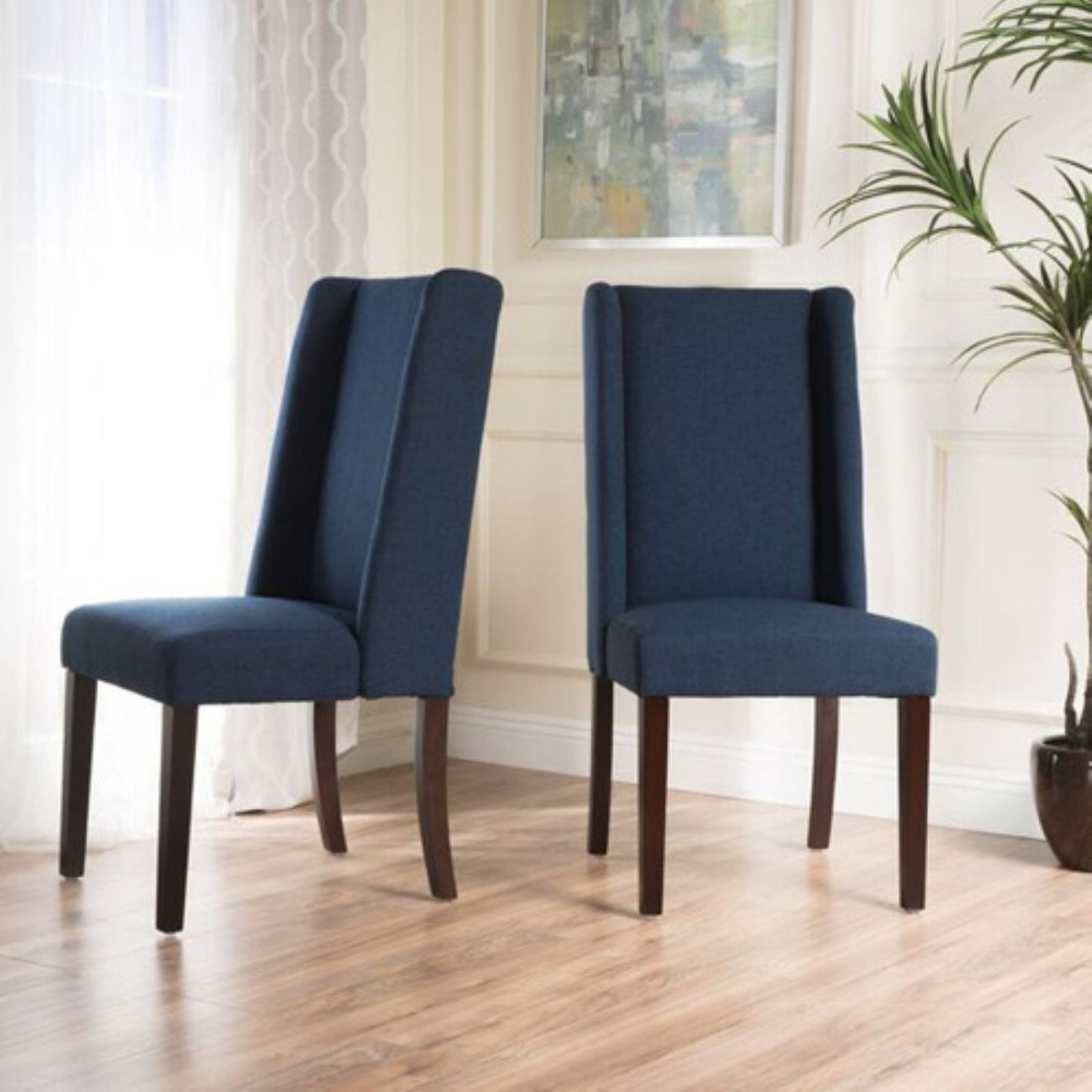 Rory Upholstered Dining Chair - Set of 2 - Walmart.com - Walmart.com