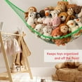 thumbnail image 4 of Stuffed Animal Storage Hammock Net Corner - Large Toy Hammock Net for Stuffed Animals Room Decor - Cute Stuff Animal Organizer Holder for Plush Plushie - Kids Baby Nursery Wall Bedroom Home Decor, 4 of 10