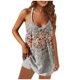 thumbnail image 1 of Puntoco Trajes cortos de vestir con cuello en V y bolsillos sin mangas para mujer Puntoco Puntoco-765, 1 of 6