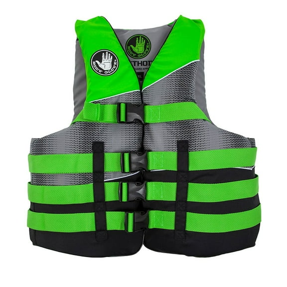 Body Glove Method Adult Small/Medium Swimming Life Preserver Jacket Vest, Green