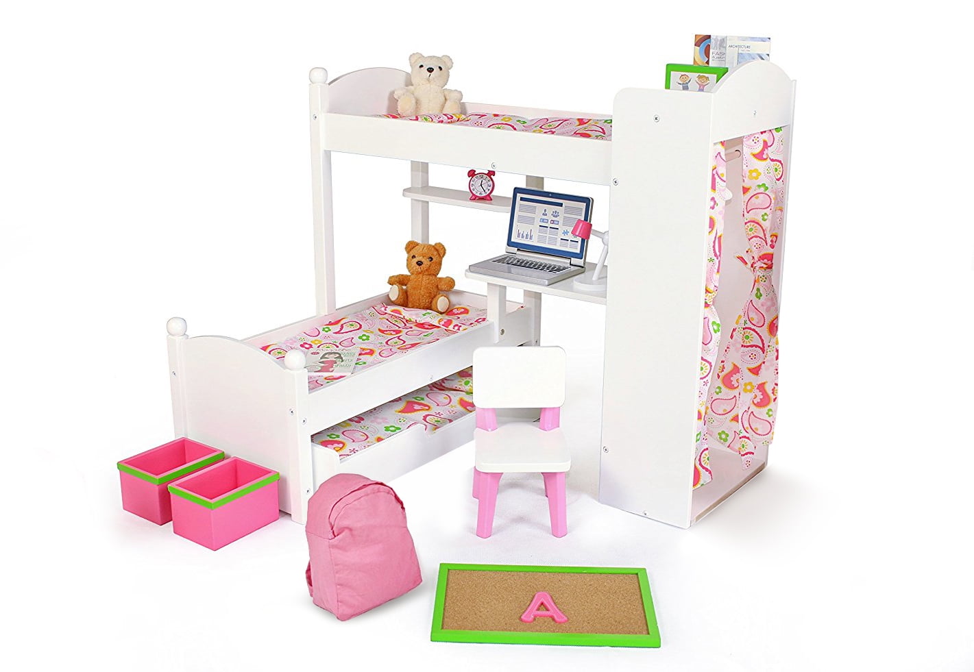 doll bunk bed with trundle